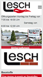 Mobile Screenshot of lesch24.de